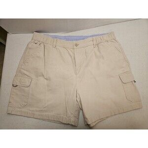 Columbia Shorts Tan Beige Khaki PFG Fishing Khaki Womens Size L 6L Cargo